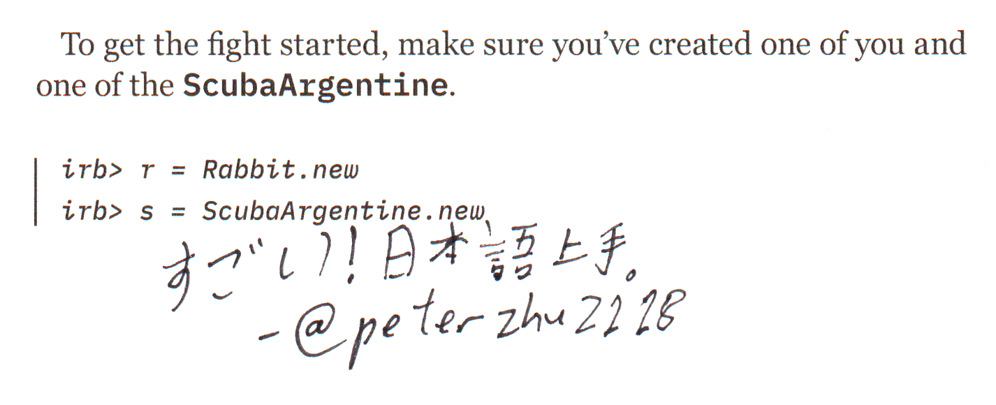 すごい！日本語上手。
 @peterzhu2118